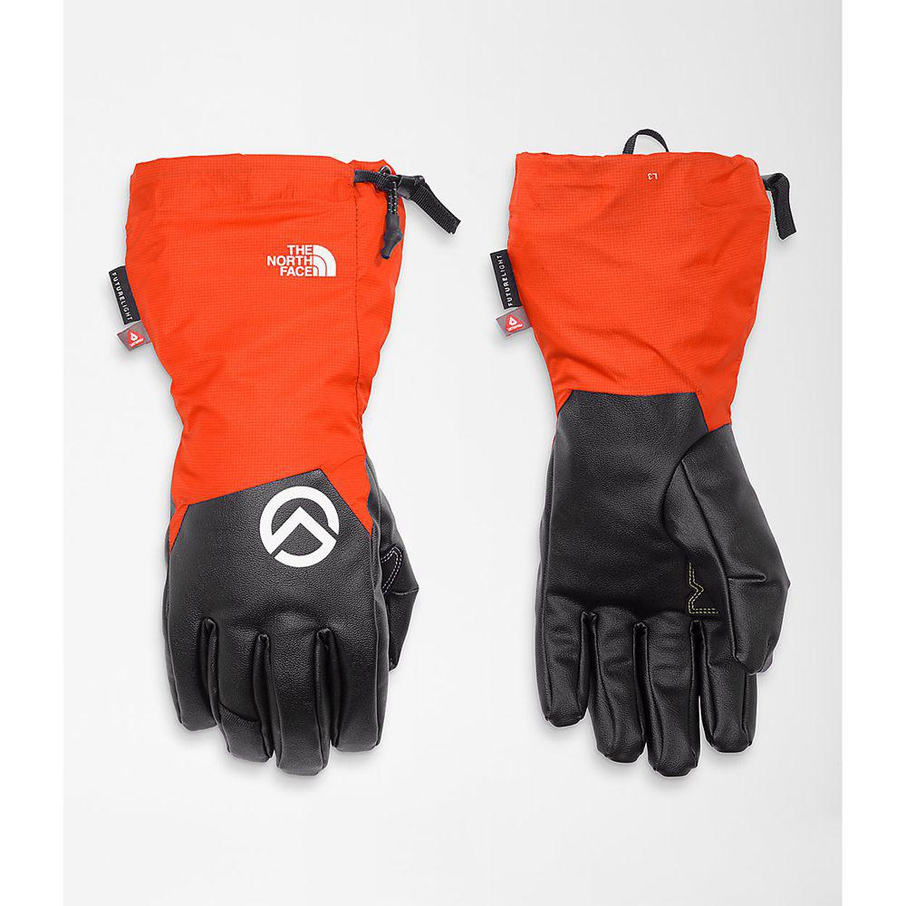 The North Face Summit Advanced Mountain Kit L4 Insulated Ανδρικα Γάντια - Πορτοκαλι / Μαυρα (JQNR896